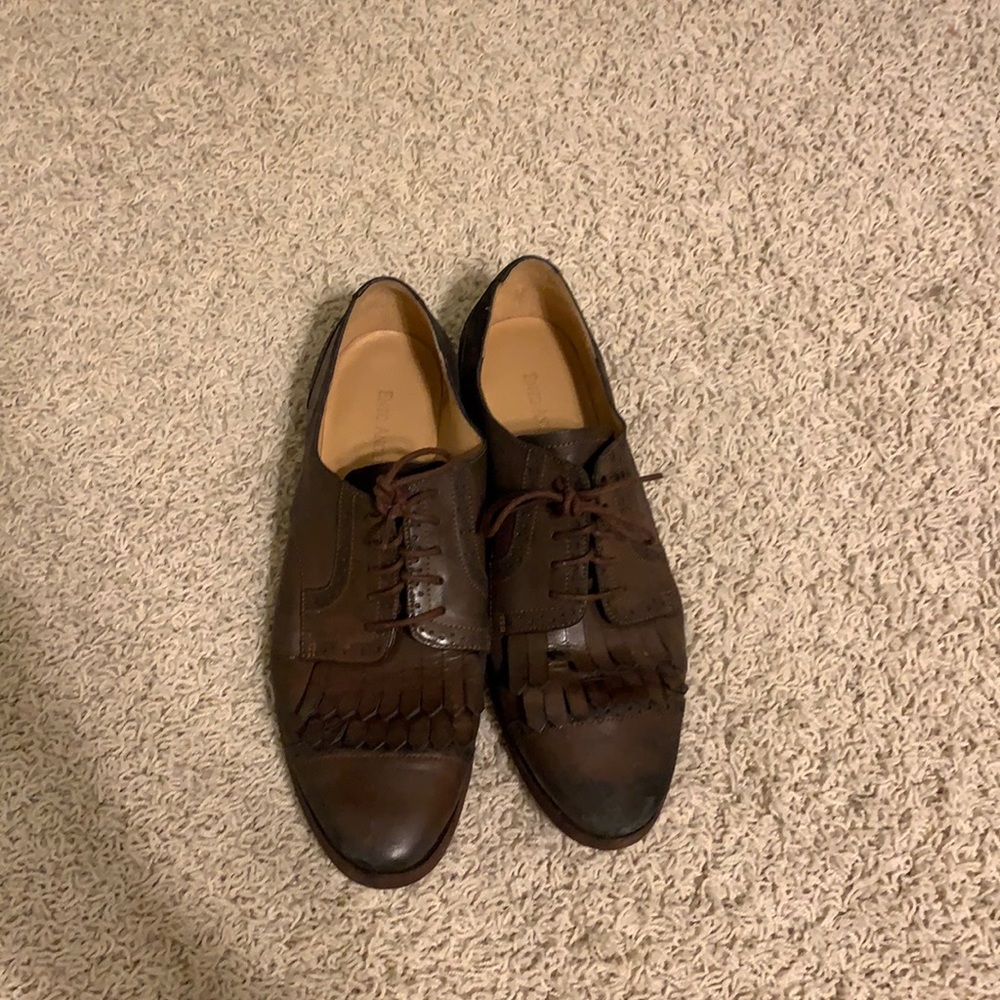 Size 10 brown Oxfords
